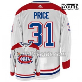 Montreal Canadiens Trikot CAREY PRICE 31 Adidas Weiß Authentic - Kinder